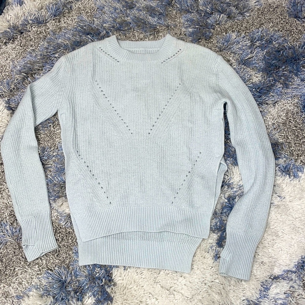 Lululemon Seva Sweater in Light Blue, size 0